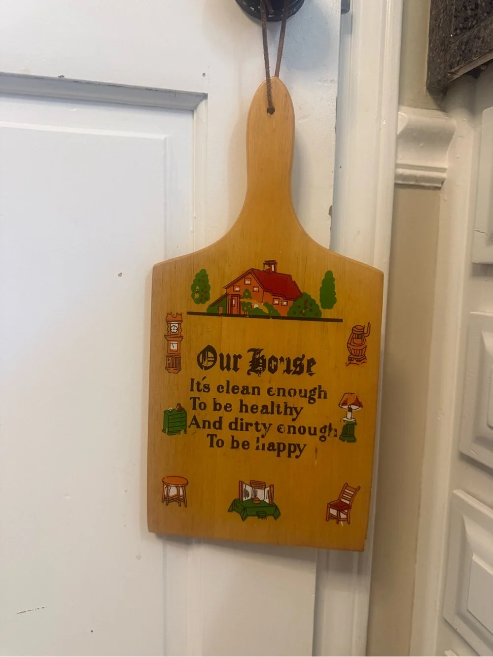 Vintage Wooden Cutting Board 